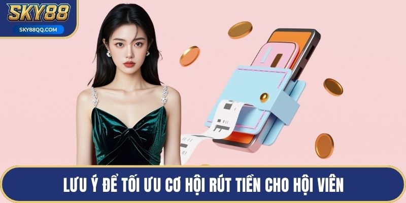 Lưu ý để tối ưu cơ hội rút tiền cho hội viên